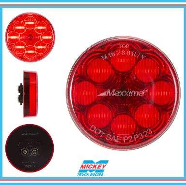 2 1/2" Round Red Clearance Marker