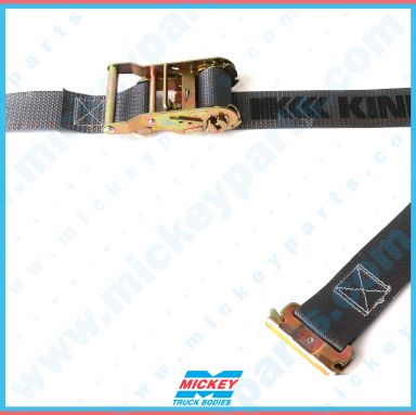 KINEDYNE CARGO STRAP (RATCHET) 16 FT 641601 - Spring Loaded