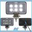 Rectangular 6 LED Work Light 1,400 Lumen