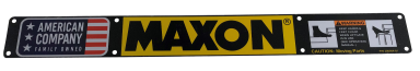 MAXON PLATE NAME & DECALS  (280004-01)