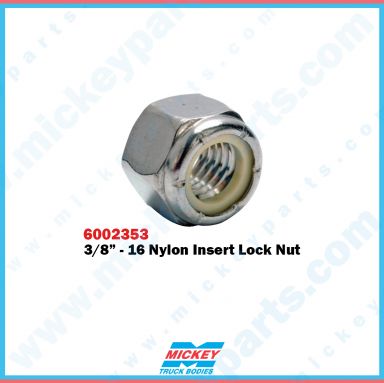 3/8" - 16 Nylon Insert Lock Nut