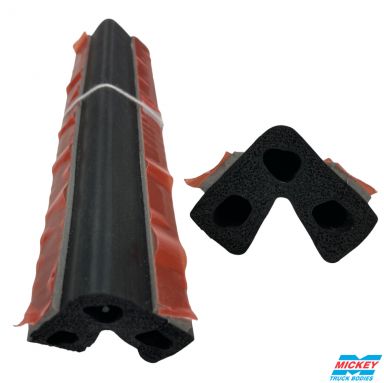 Thermal Slam Door 3 Hole Gasket/Seal With Adhesive (Sold Per FT)