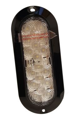 Rear oval White LED light