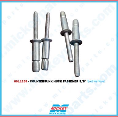 3/8" Huck Countersunk Fastener