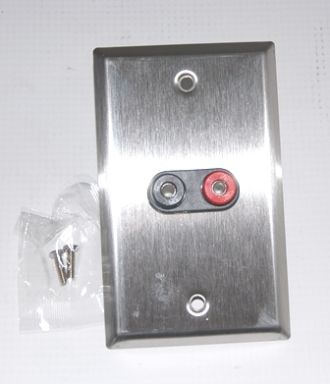 Wall Plate With Banana Plugs