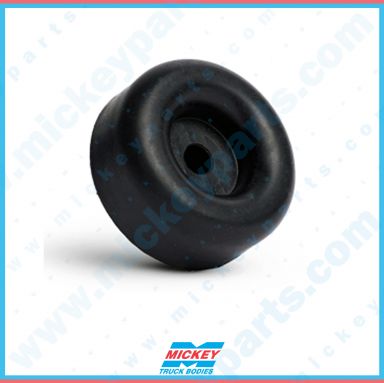 Swing / Side Door Recessed Rubber Bumper Stop (Black)