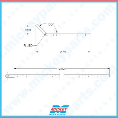 Skin & Post Rear Frame Connector (Universal Backer Plate)