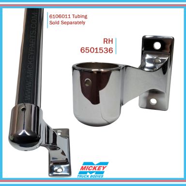 RH Curbed End Cap for 24" Slip Resistant Grab Handle