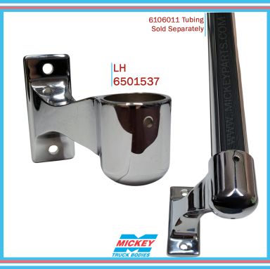 LH Curbed End Cap for 24" Slip Resistant Grab Handle