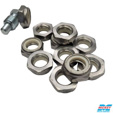SPRING PIN HEX JAM LOCK NUT 5/8-11 SS