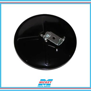 VELVAC 8-1/2 CENTER MOUNT CONVEX BLACK