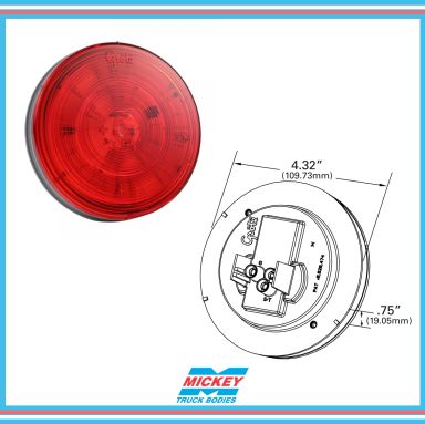 Grote Hi Count® 4" LED Stop Tail Turn Light