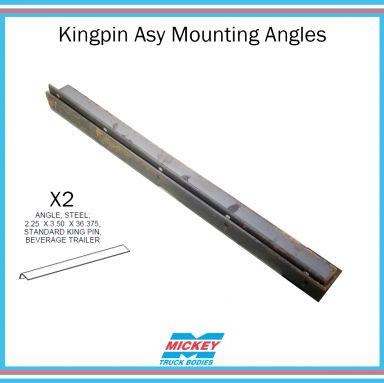 Mickey Beverage King Pin Asy Mounting Angles (X2)