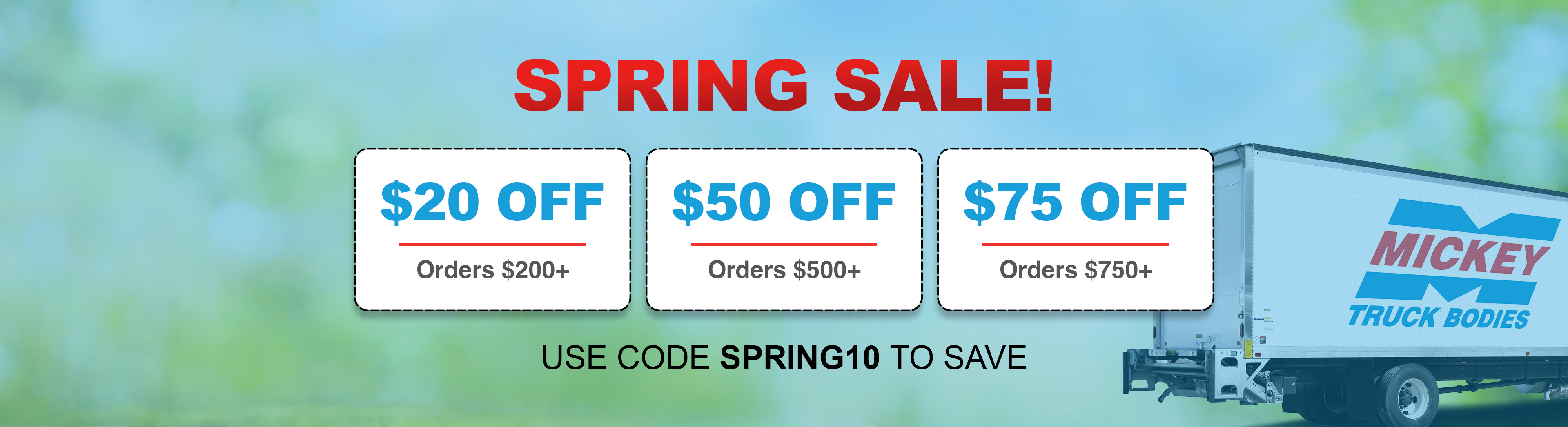 Spring Sale