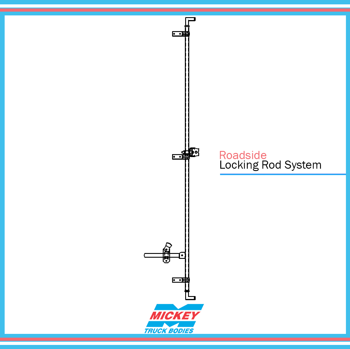mickeyparts.com: 103H Roadside Lock Rod Asy