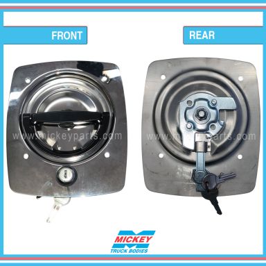 "D" Ring Flush Latch (Key Locking)