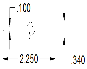 (FRP) Front Hood Radius Cap rail