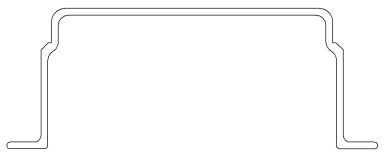 Lower Tunnel 44" Deep (228")