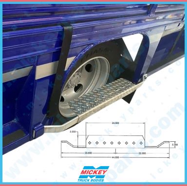 Red Bull Style 24" x 44" Wheel guard/Step-Bar