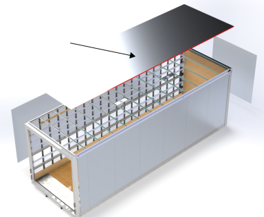 Aluminum Roof Coil For A 96"W Body