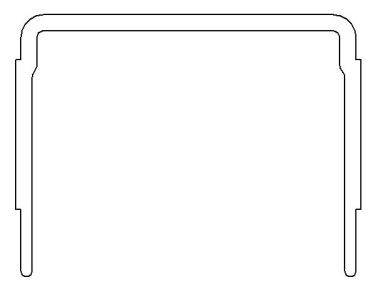 Mickey Tunnel Top 44" Deep (384")