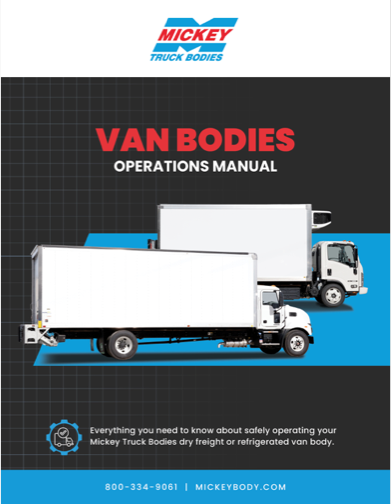 Van Bodies Operation Manual Cover